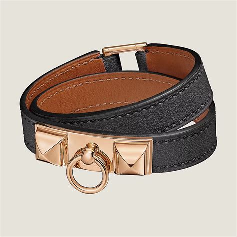 hermes rivale double tour bracelet review|Hermes leather wrap around bracelet.